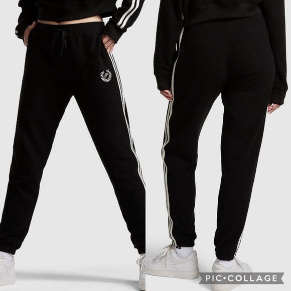 PINK Reverse Fleece High-Waist Gym Pants - Picture 1 of 1